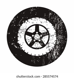 Vector illustration of modern auto repair icon
