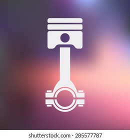 Vector illustration of modern auto repair icon