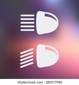 Vector illustration of modern auto repair icon