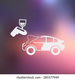 Vector illustration of modern auto repair icon Vector illustration of modern auto repair icon