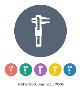 Vector illustration of modern auto repair icon