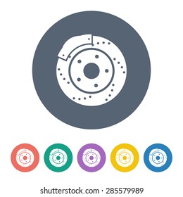 Vector illustration of modern auto repair icon