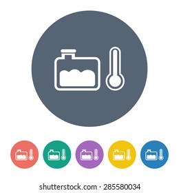 Vector illustration of modern auto repair icon