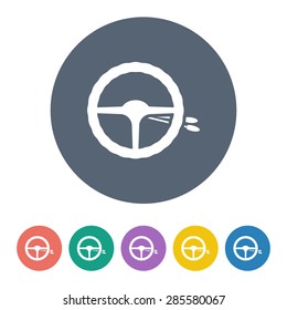 Vector illustration of modern auto repair icon
