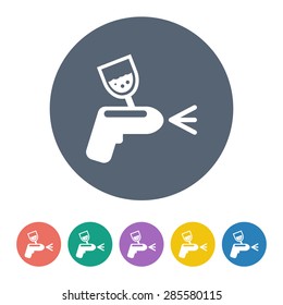 Vector illustration of modern auto repair icon