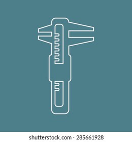 Vector illustration of modern auto repair icon