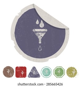 Vector illustration of modern auto repair icon