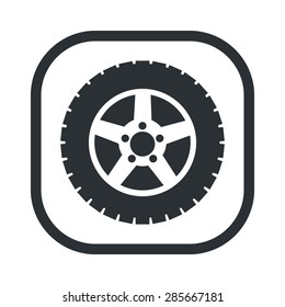 Vector illustration of modern auto repair icon