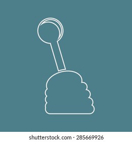 Vector illustration of modern auto repair icon Vector illustration of modern auto repair icon