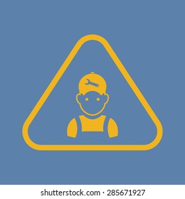 Vector illustration of modern auto repair icon