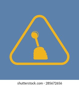 Vector illustration of modern auto repair icon