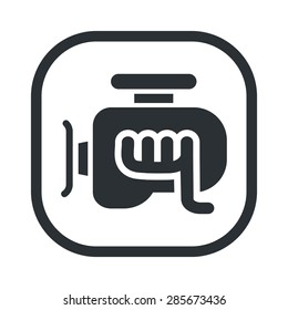 Vector illustration of modern auto repair icon