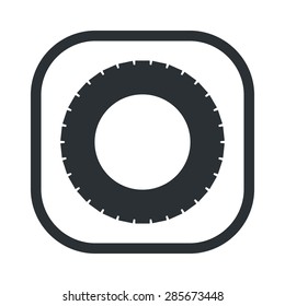 Vector illustration of modern auto repair icon