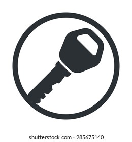 Vector illustration of modern auto repair icon
