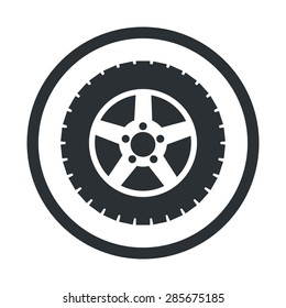 Vector illustration of modern auto repair icon