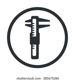 Vector illustration of modern auto repair icon