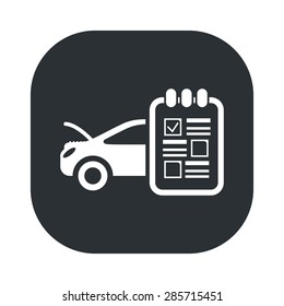 Vector illustration of modern auto repair icon
