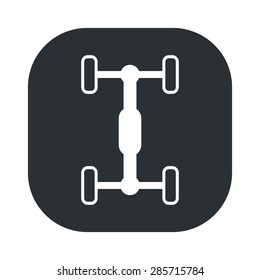 Vector illustration of modern auto repair icon