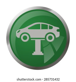 Vector illustration of modern auto repair icon