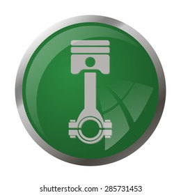 Vector illustration of modern auto repair icon