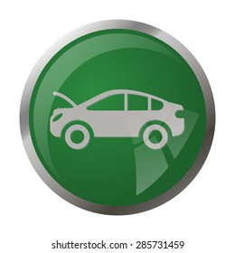 Vector illustration of modern auto repair icon