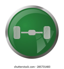 Vector illustration of modern auto repair icon