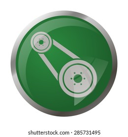 Vector illustration of modern auto repair icon