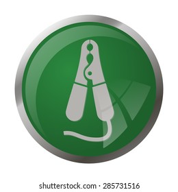 Vector illustration of modern auto repair icon