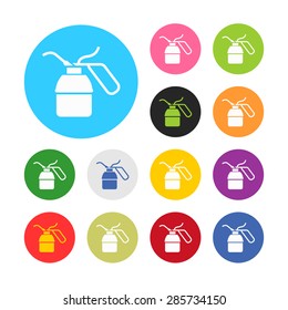 Vector illustration of modern auto repair icon
