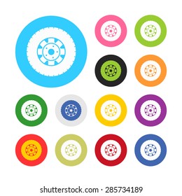 Vector illustration of modern auto repair icon