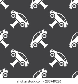 Vector illustration of modern auto repair icon