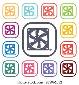 Vector illustration of modern auto repair icon