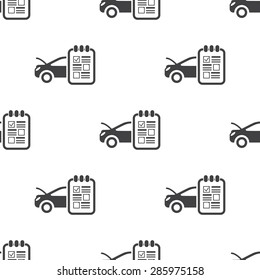 Vector illustration of modern auto repair icon