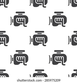 Vector illustration of modern auto repair icon