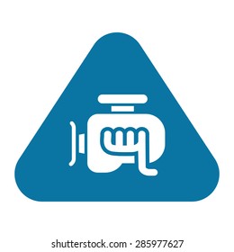 Vector illustration of modern auto repair icon