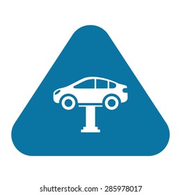 Vector illustration of modern auto repair icon