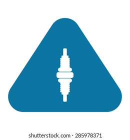 Vector illustration of modern auto repair icon