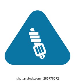 Vector illustration of modern auto repair icon