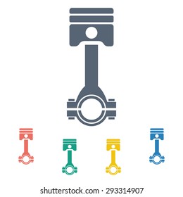 Vector illustration of modern auto repair icon