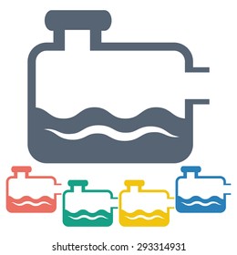 Vector illustration of modern auto repair icon
