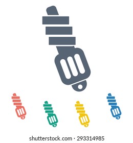 Vector illustration of modern auto repair icon