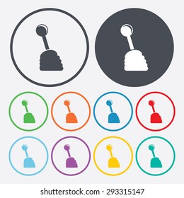 Vector illustration of modern auto repair icon
