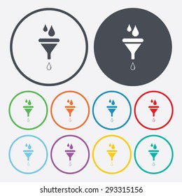 Vector illustration of modern auto repair icon