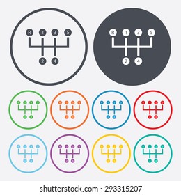 Vector illustration of modern auto repair icon