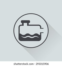 Vector illustration of modern auto repair icon