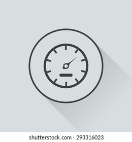 Vector illustration of modern auto repair icon