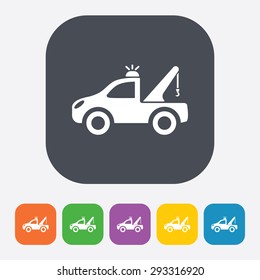 Vector illustration of modern auto repair icon
