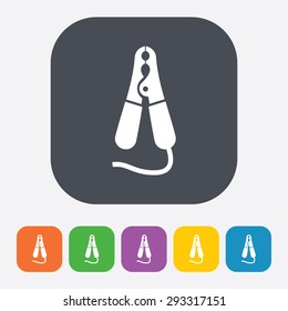 Vector illustration of modern auto repair icon