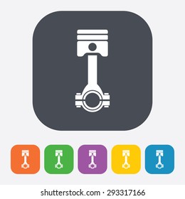 Vector illustration of modern auto repair icon