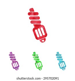 Vector illustration of modern auto repair icon